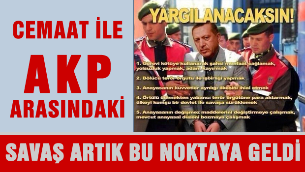 Savaş artık bu noktaya geldi