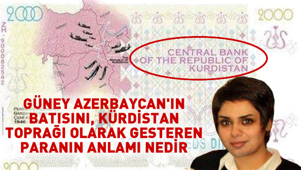 Kürdistan'a ait parada Güney Azerbaycan