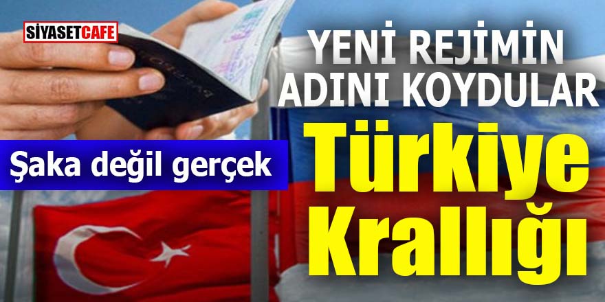 Yeni rejimin adını koydular: Türkiye Krallığı!
