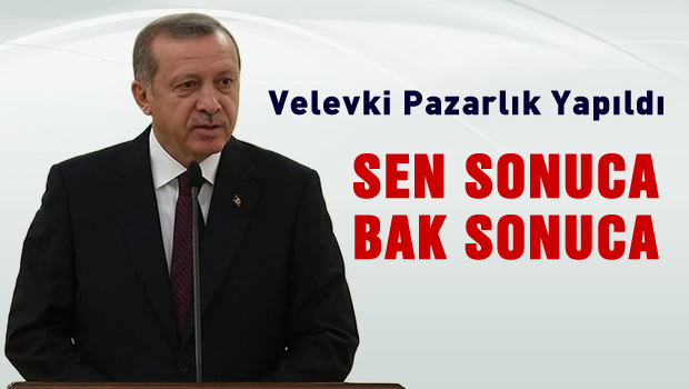 Velev ki, pazarlık yapıldı