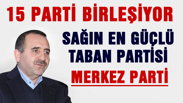 15 parti Merkez Parti'ye katılacak!