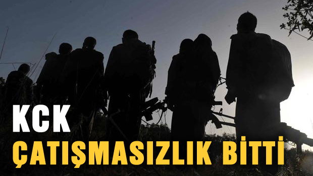 KCK'dan şok açıklama; Çatışmasızlık bitti