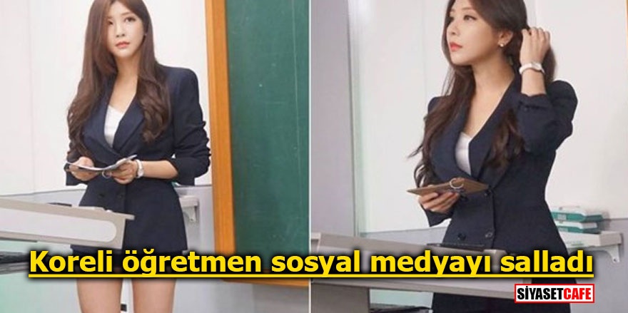 Koreli kadın öğretmen sosyal medyayı salladı