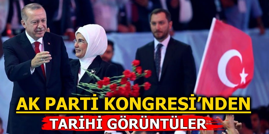 AK Parti Kongresi’nden tarihi görüntüler