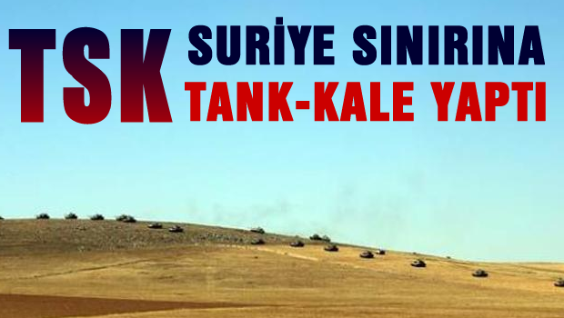 TSK, Sınıra TANK-LALE yaptı