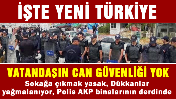 Türkiye alev alev AKP binalarının derdinde!