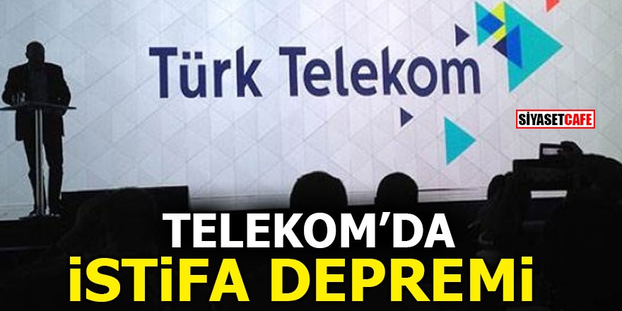 Telekom'da istifa depremi
