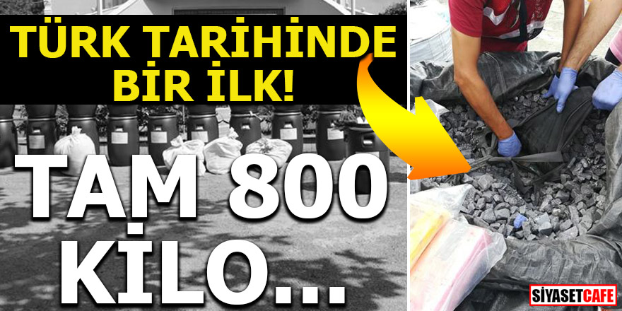 Böylesi görülmedi! Gemide 800 kilo kokain