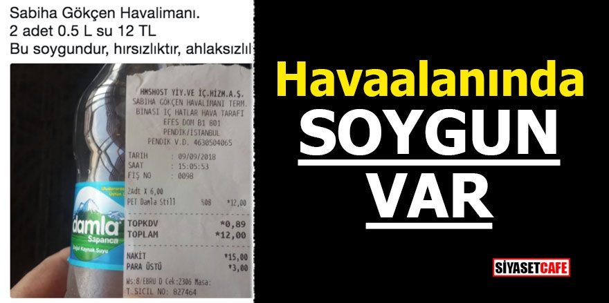 Havaalanında soygun var