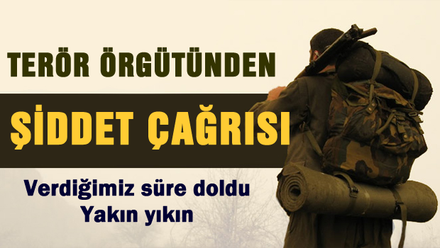 PKK Şiddet çağrısı yaptı