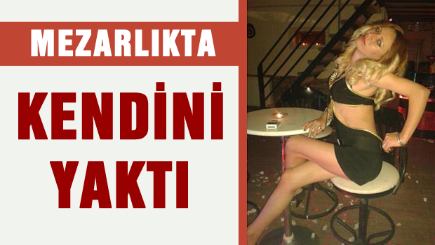 Ağabeyinin mezarında kendini yaktı