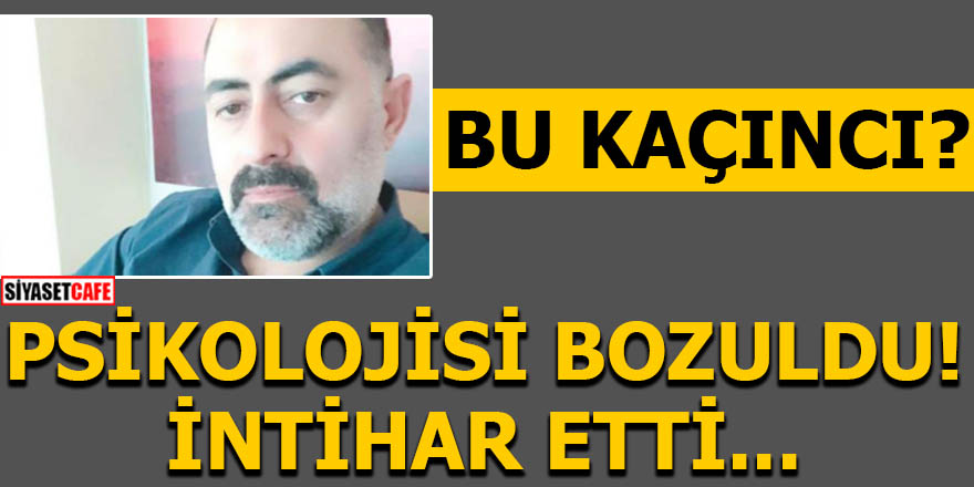Borçları yüzünden psikolojisi bozulan müteahhit intihar etti!
