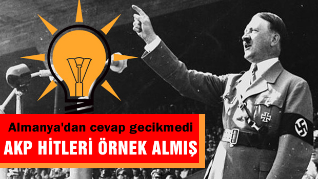 Almanya 'AKP Hitleri örnek almış'