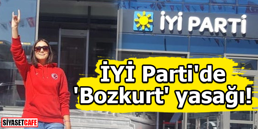 İYİ Parti'de 'Bozkurt' yasağı!