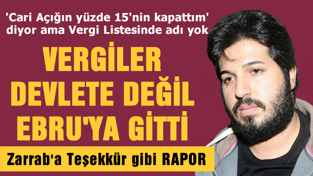 Sarraf için teşekkür gibi rapor