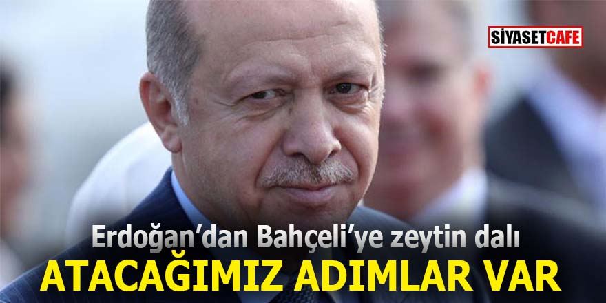 Erdoğan’dan Bahçeli’ye zeytin dalı: Atacağımız adımlar var!
