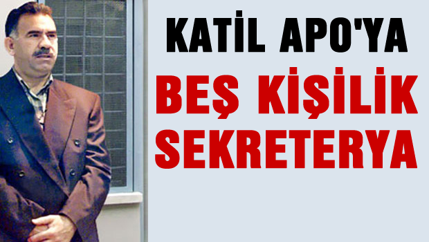 Öcalan'a 5 kişilik sekreterya