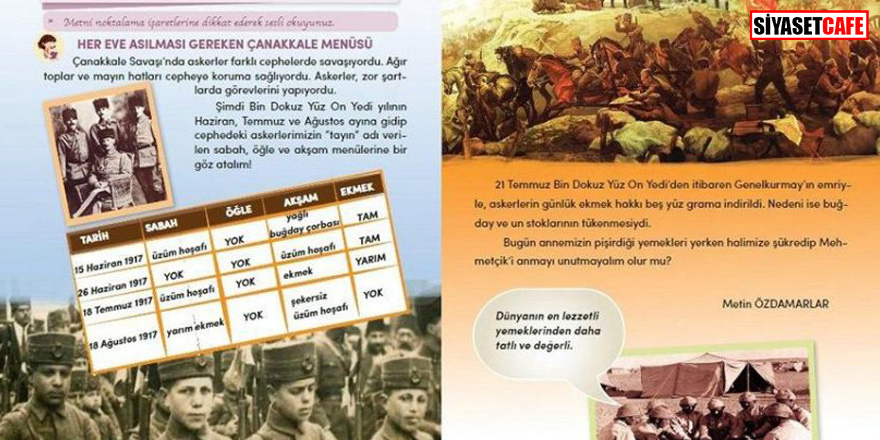 MEB'den tarihi skandal! Ders kitabında Çanakkale hatası