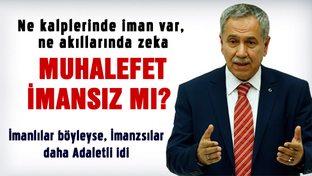 Ne kalplerinde inanç var ne akıllarında zekâ