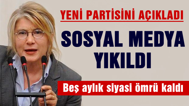 Emine Ülker Tarhan twitter'dan Yeni Partisini Açıkladı! Sosyal Medya Yıkıldı!
