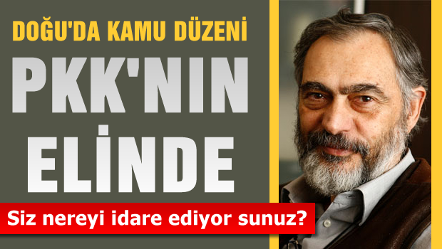 Başbakan'ın Baş Danışmanı 'Güneydoğu'da kamu düzeni PKK'nın elinde'