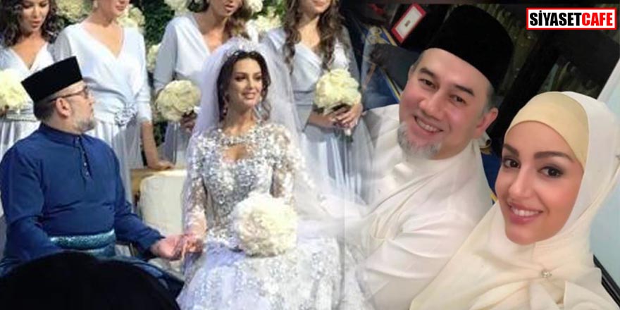 Taçlı Rus güzel Malezya Kralı ile evlendi! Müslüman oldu
