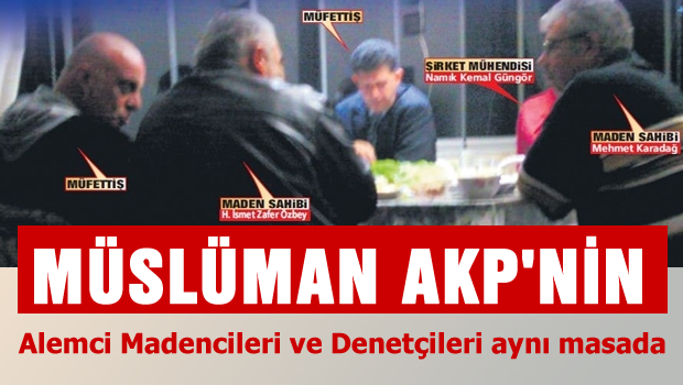 Maden sahibi ve denetçiler aynı masada kafa çekiyor