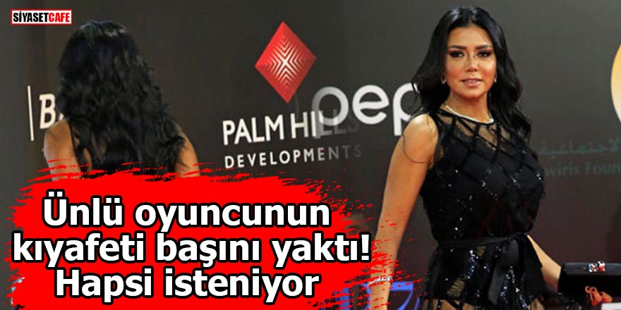 Ünlü oyuncunun kıyafeti başını yaktı! Hapsi isteniyor