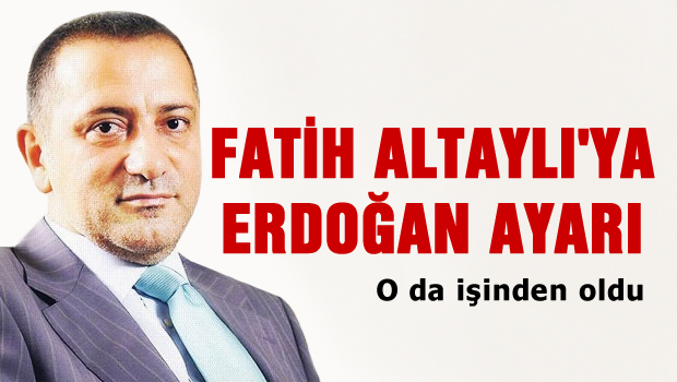 Fatih ALTAYLI'ya Erdoğan ayarı
