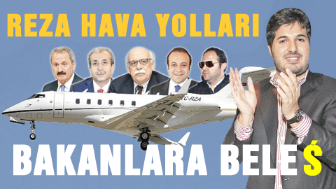 Zarrab'ın uçağına binen binene