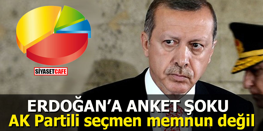 Erdoğan’a anket şoku: AK Partili seçmen memnun değil