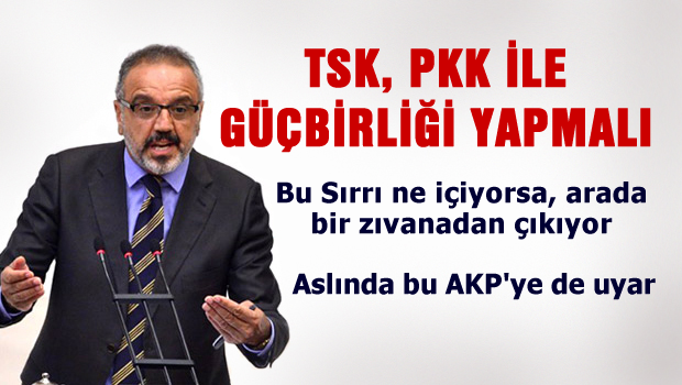 TSK ile PKK güçbirliği yapmalı