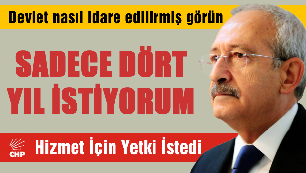 Hizmet için yetki istiyorum