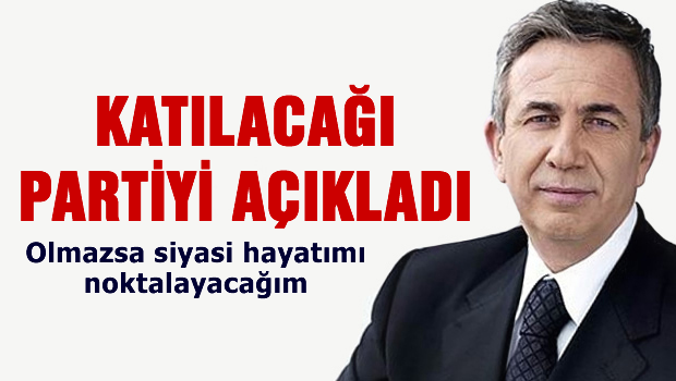 Mahsur Yavaş yüzde 50 oy alamayacak bir partiye gitmem