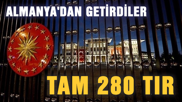 Ak Saray'ın ağaçları Almanya'dan getirilmiş