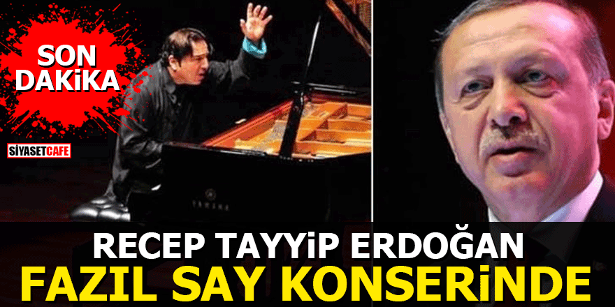 Erdoğan Fazıl Say konserinde