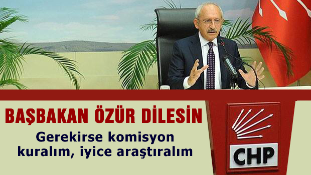 'Başbakan özür dilemeli'
