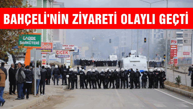 Bahçeli'nin Tunceli ziyareti olaylı geçti