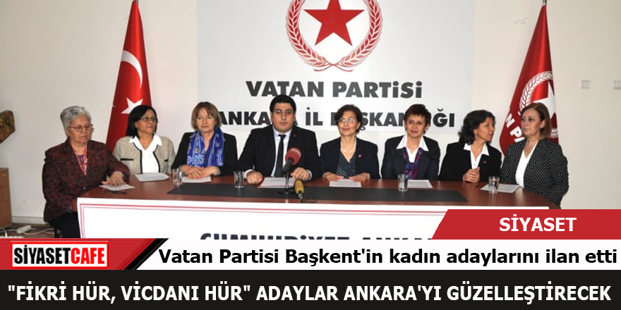 “Fikri Hür Vicdanı Hür” adaylar Ankara’yı güzelleştirecek