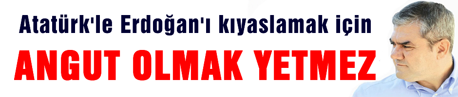 'Atatürk'le Erdoğan'ı kıyaslamak için angut olmak yetmez...'