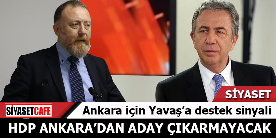 HDP Ankara'dan aday çıkarmayacak