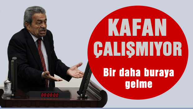 Genç: Kafan çalışmıyor