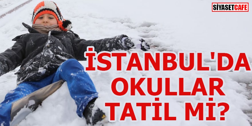 İstanbul'da okullar tatil mi?