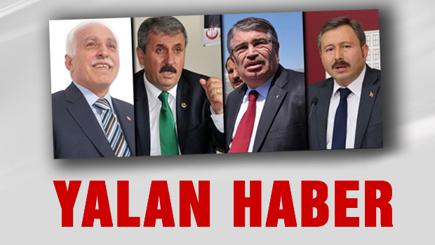 BBP ve SP böyle bir görüşme olmadı, ittifaka yokuz