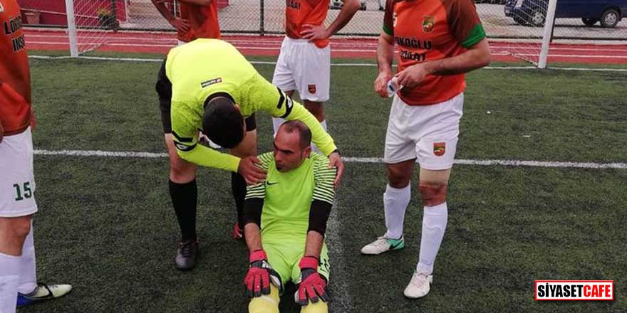 Hakem Hanifi Temurtaş, dili boğazına kaçan kaleciyi kurtardı