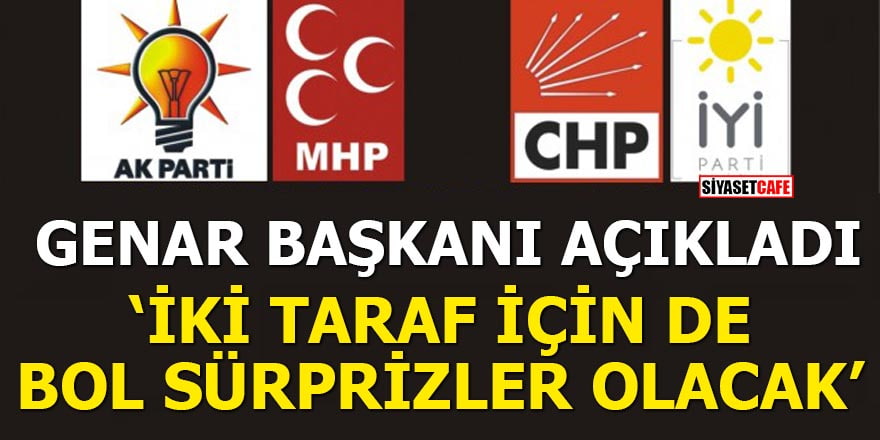 GENAR Başkanı Aktaş açıkladı İki taraf için de bol sürprizler olacak