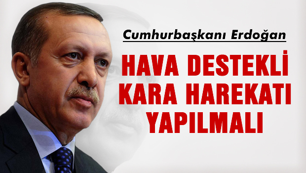 Hava destekli kara harekatı yapılmalı