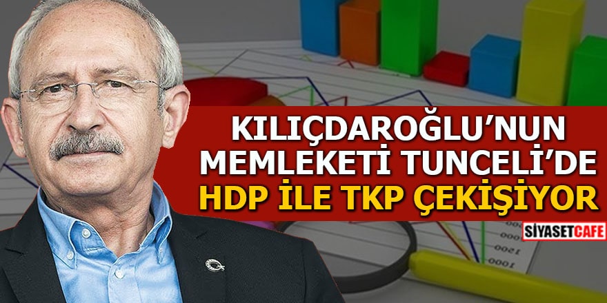 Kılıçdaroğlu’nun memleketi Tunceli’de HDP ile TKP çekişiyor