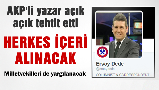 Havuz yazarından açık tehdit!