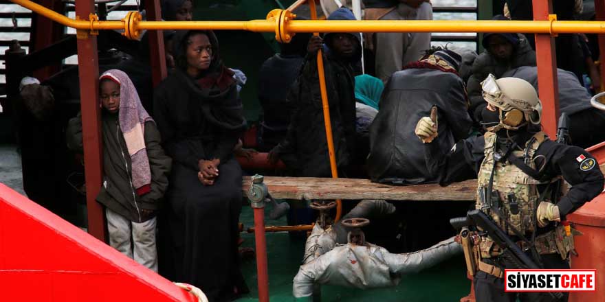 Göçmenlerin kaçırdığı Türk gemisi kurtarıldı